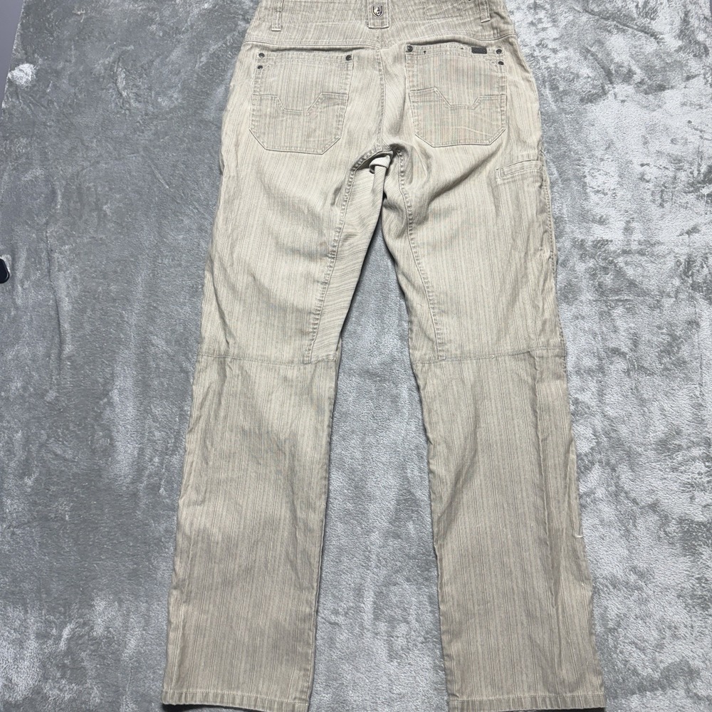 KÜHL Crag Series Climbing Pants Men's 36x34 Tan Striped Durable Outdoor